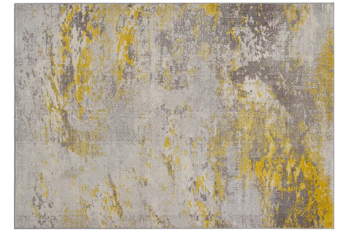 Miliboo Alfombras-Alfombra crudo y amarillo 160 x 230 cm CAPS
