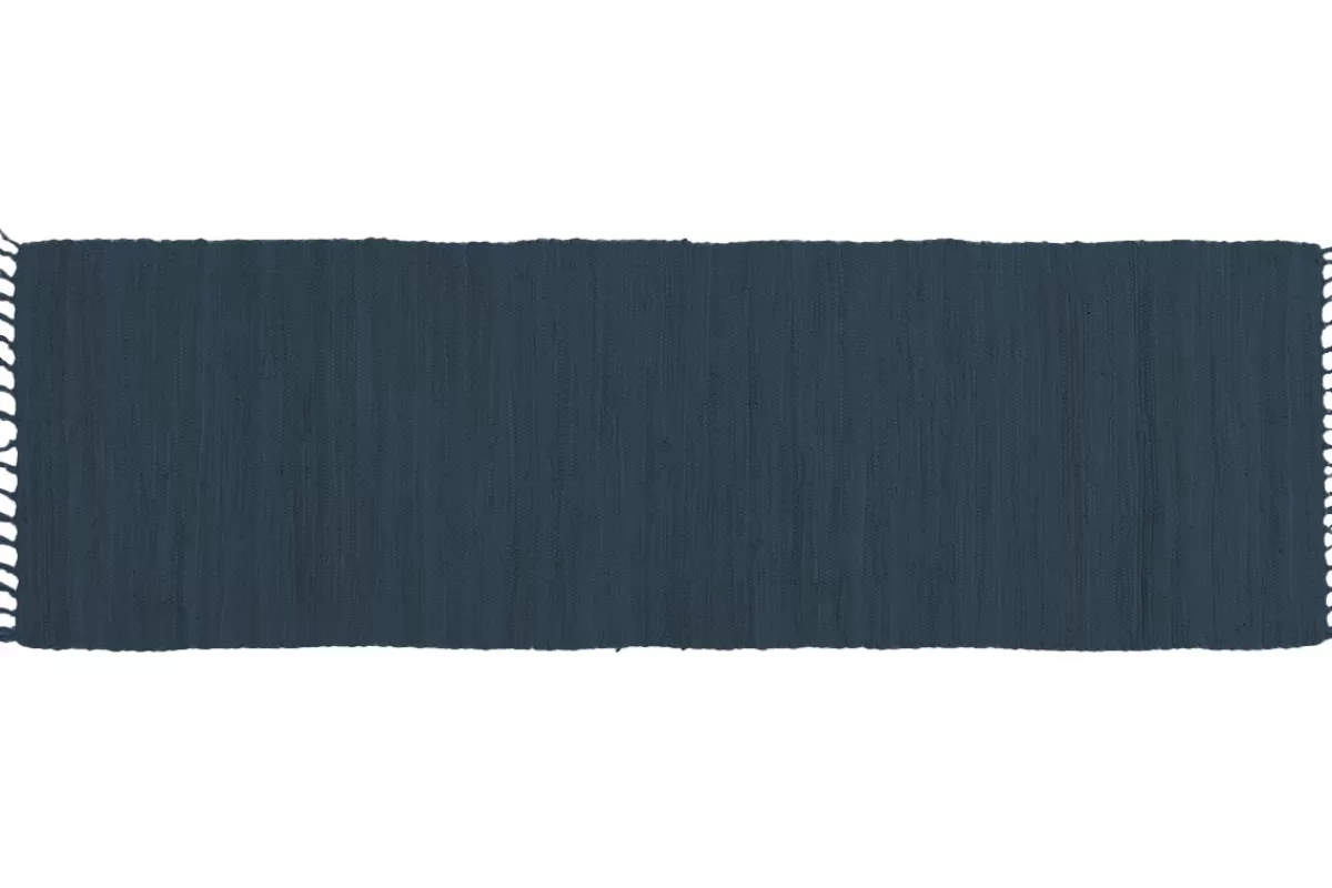 Miliboo Alfombras-Alfombra de pasillo azul oscuro 60 x 200 cm AUBAGNE