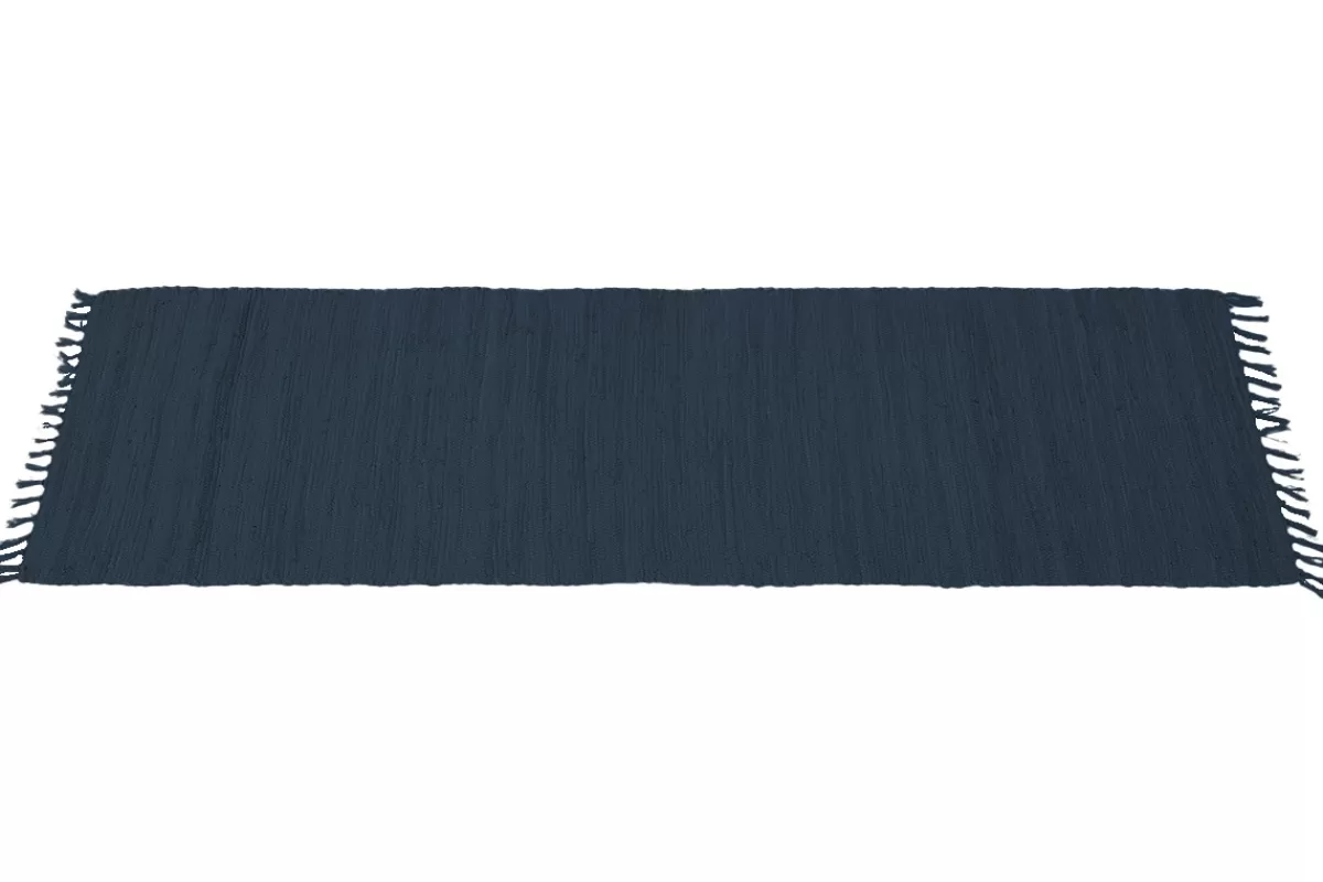 Miliboo Alfombras-Alfombra de pasillo azul oscuro 60 x 200 cm AUBAGNE