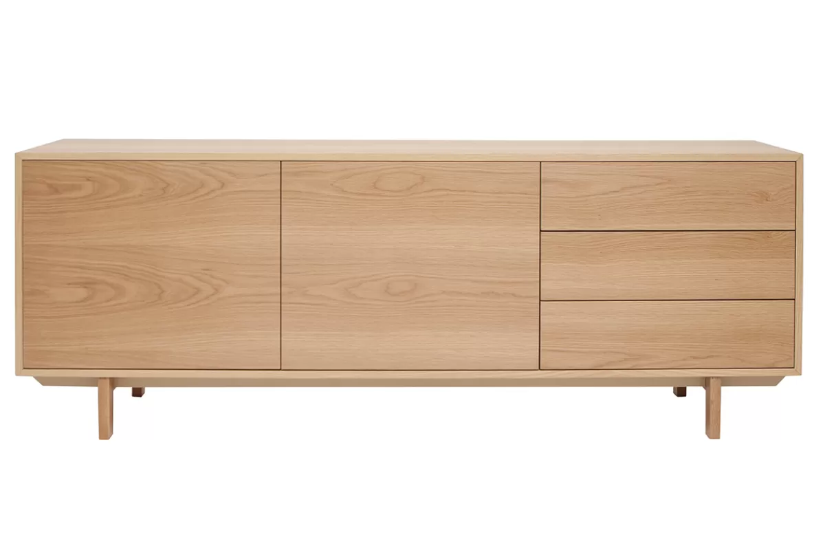 Miliboo Aparadores-Aparador nórdico de madera clara 195 cm SID