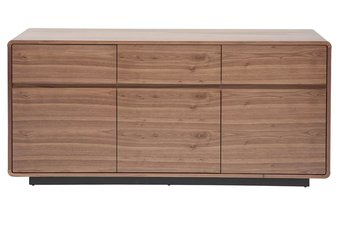 Miliboo Aparadores-Aparador vintage con acabado de nogal 160 cm JAKO