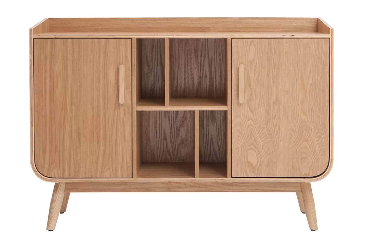 Miliboo Aparadores-Aparador vintage madera fresno HALLEN