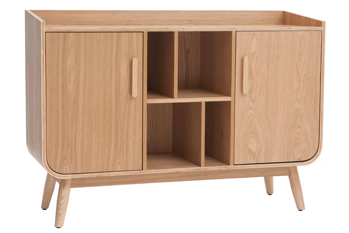 Miliboo Aparadores-Aparador vintage madera fresno HALLEN