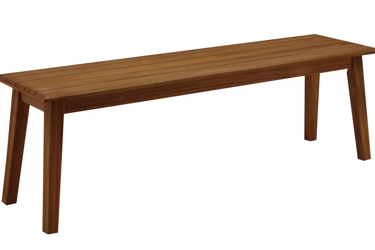 Miliboo Silla De Jardín-Banco de jardín de madera maciza 145 cm CANOPEE