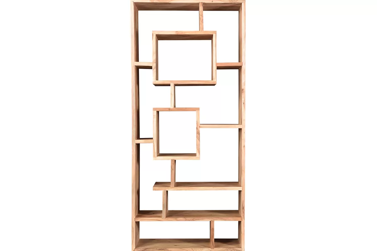 Miliboo Bibliotecas & Estanterías | Bibliotecas & Estanterías-Biblioteca en acacia 80 cm CHAPMAN