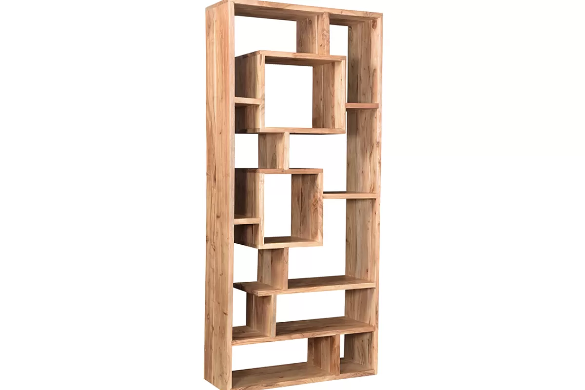 Miliboo Bibliotecas & Estanterías | Bibliotecas & Estanterías-Biblioteca en acacia 80 cm CHAPMAN