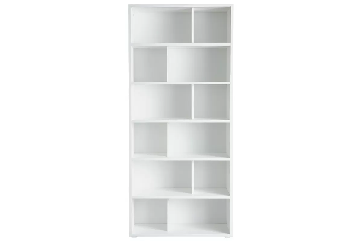 Miliboo Bibliotecas & Estanterías | Bibliotecas & Estanterías-Biblioteca moderna en madera blanca EPURE