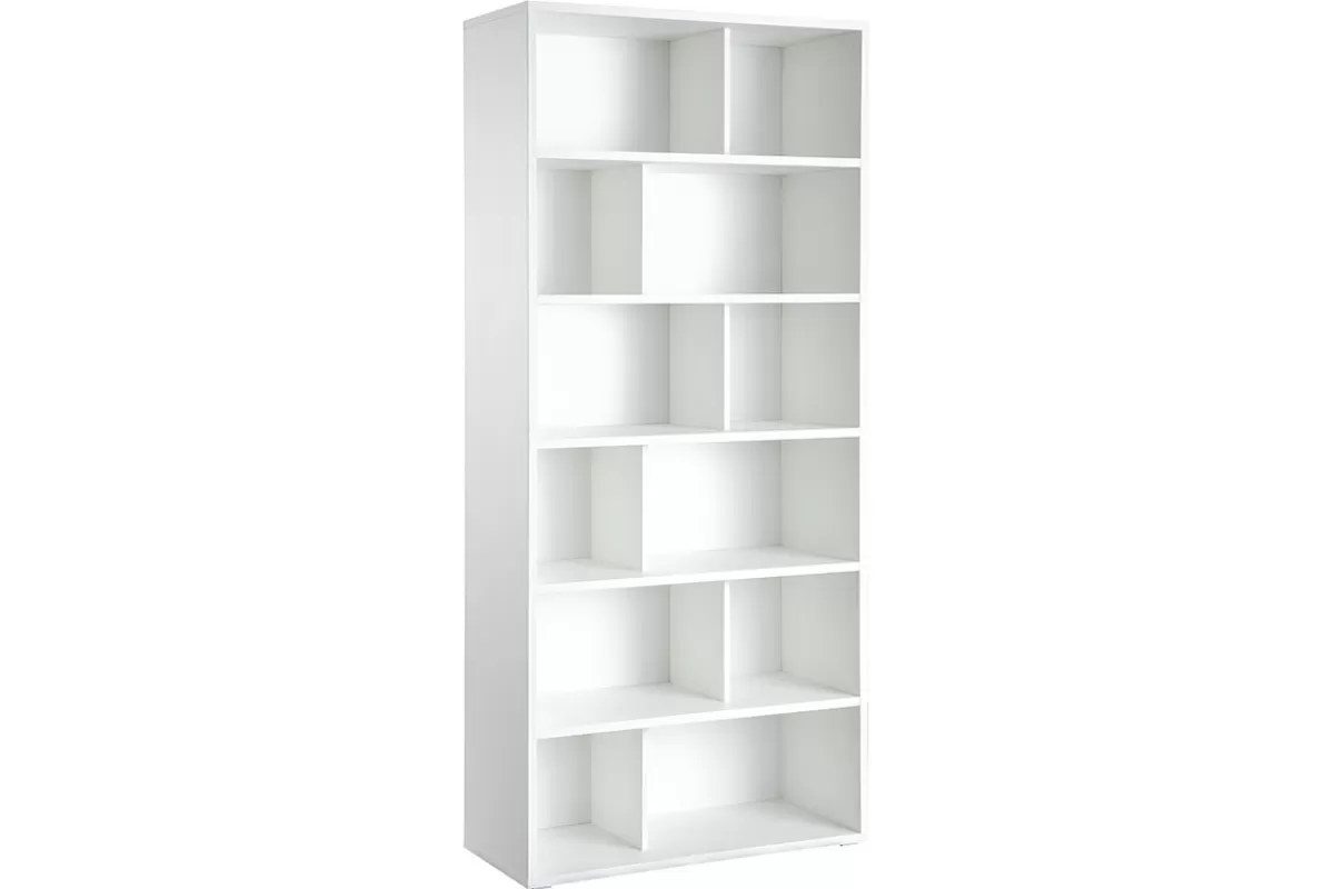 Miliboo Bibliotecas & Estanterías | Bibliotecas & Estanterías-Biblioteca moderna en madera blanca EPURE