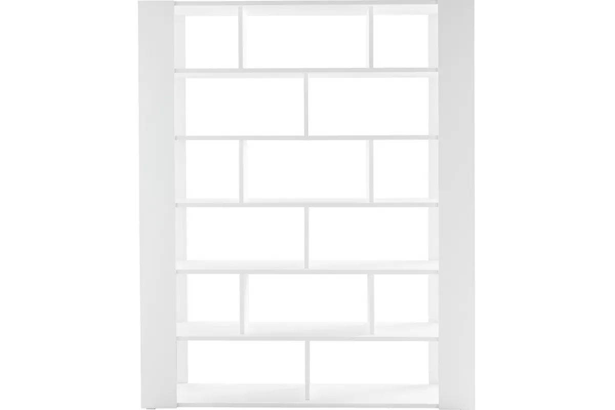 Miliboo Bibliotecas & Estanterías | Bibliotecas & Estanterías-Biblioteca separador de espacios blanca MUSSO