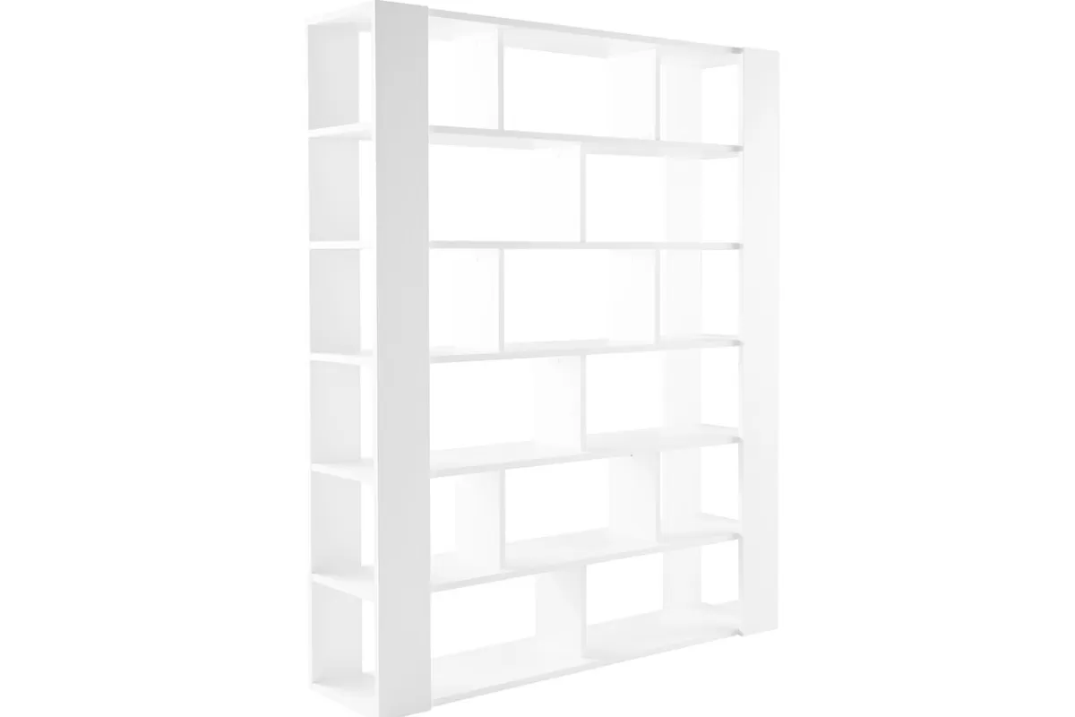 Miliboo Bibliotecas & Estanterías | Bibliotecas & Estanterías-Biblioteca separador de espacios blanca MUSSO
