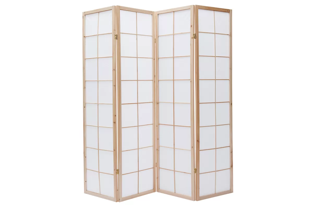 Miliboo Biombo-Biombo japonés de madera y papel IKUYO