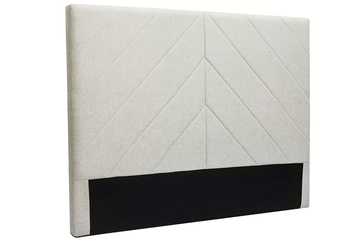 Miliboo Cabecera De Cama-Cabecero de cama de tela efecto aterciopelado beige 160 cm AVAH