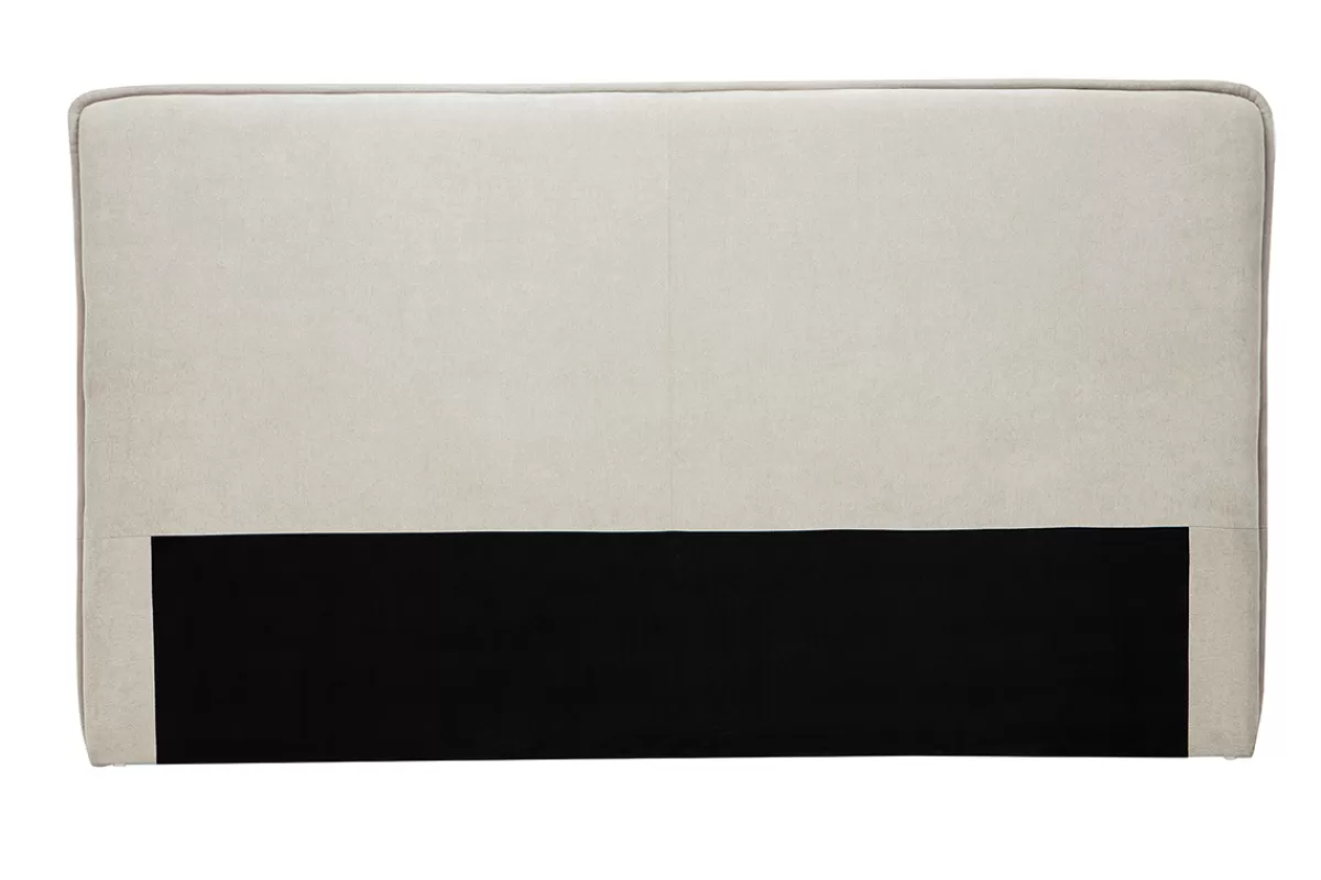 Miliboo Cabecera De Cama-Cabecero de cama de tela efecto aterciopelado natural 196 cm MARCIA