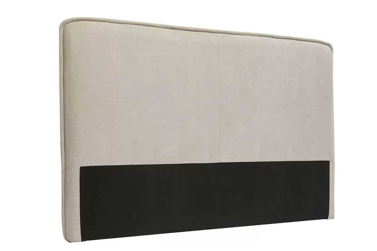 Miliboo Cabecera De Cama-Cabecero de cama de tela efecto aterciopelado natural 175 cm MARCIA