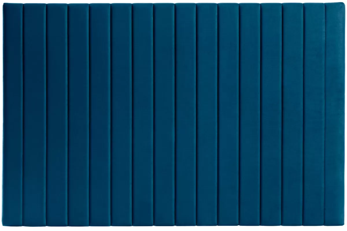 Miliboo Cabecera De Cama-Cabecero en terciopelo azul petróleo L170 cm NEHA