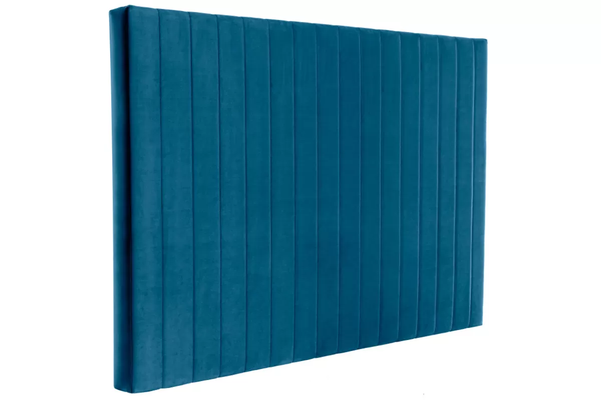 Miliboo Cabecera De Cama-Cabecero en terciopelo azul petróleo L170 cm NEHA