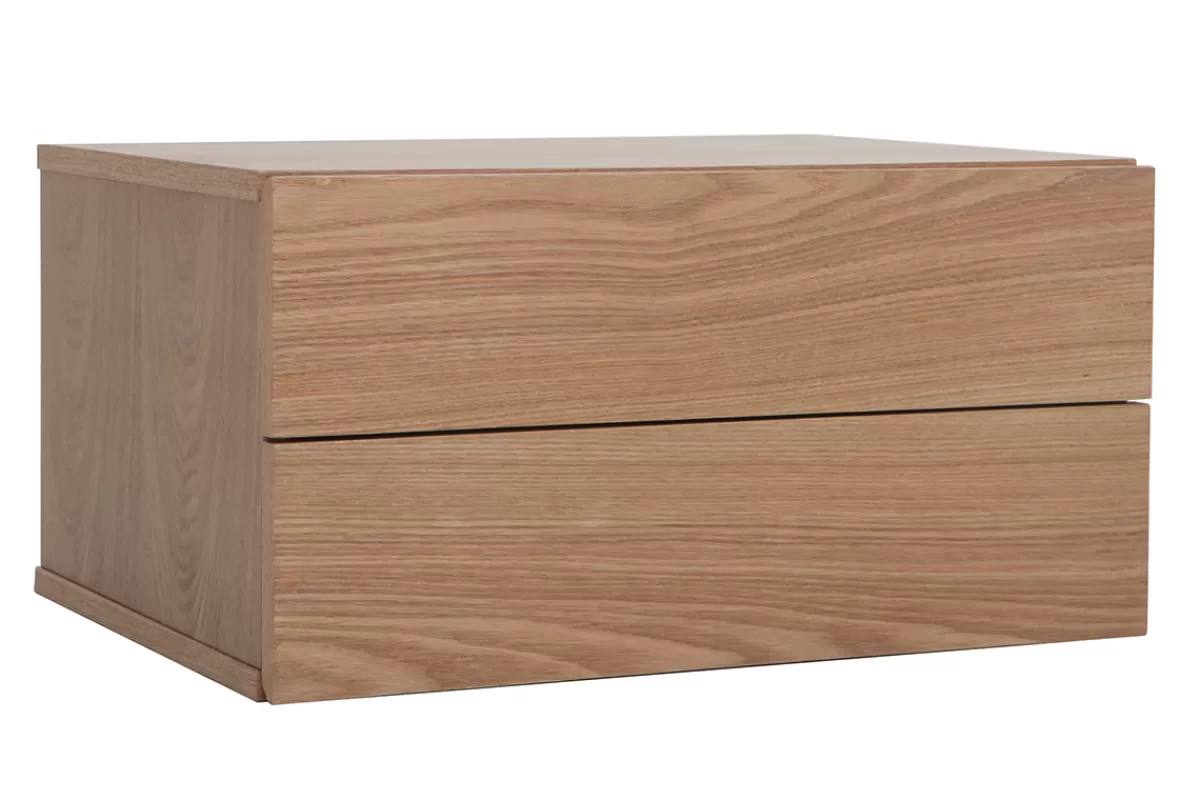 Miliboo Almacenaje Oficina-Cajonera diseño madera 2 cajones MAX