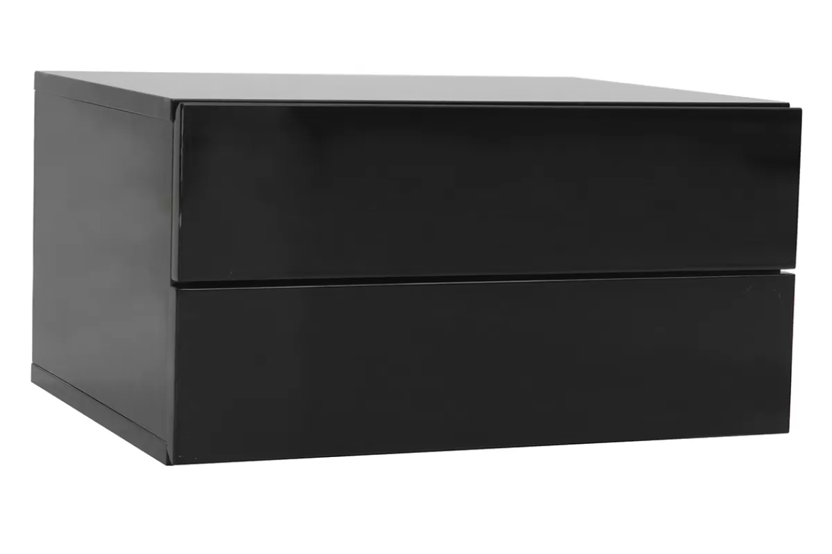 Miliboo Almacenaje Oficina-Cajonera diseño negro 2 cajones MAX