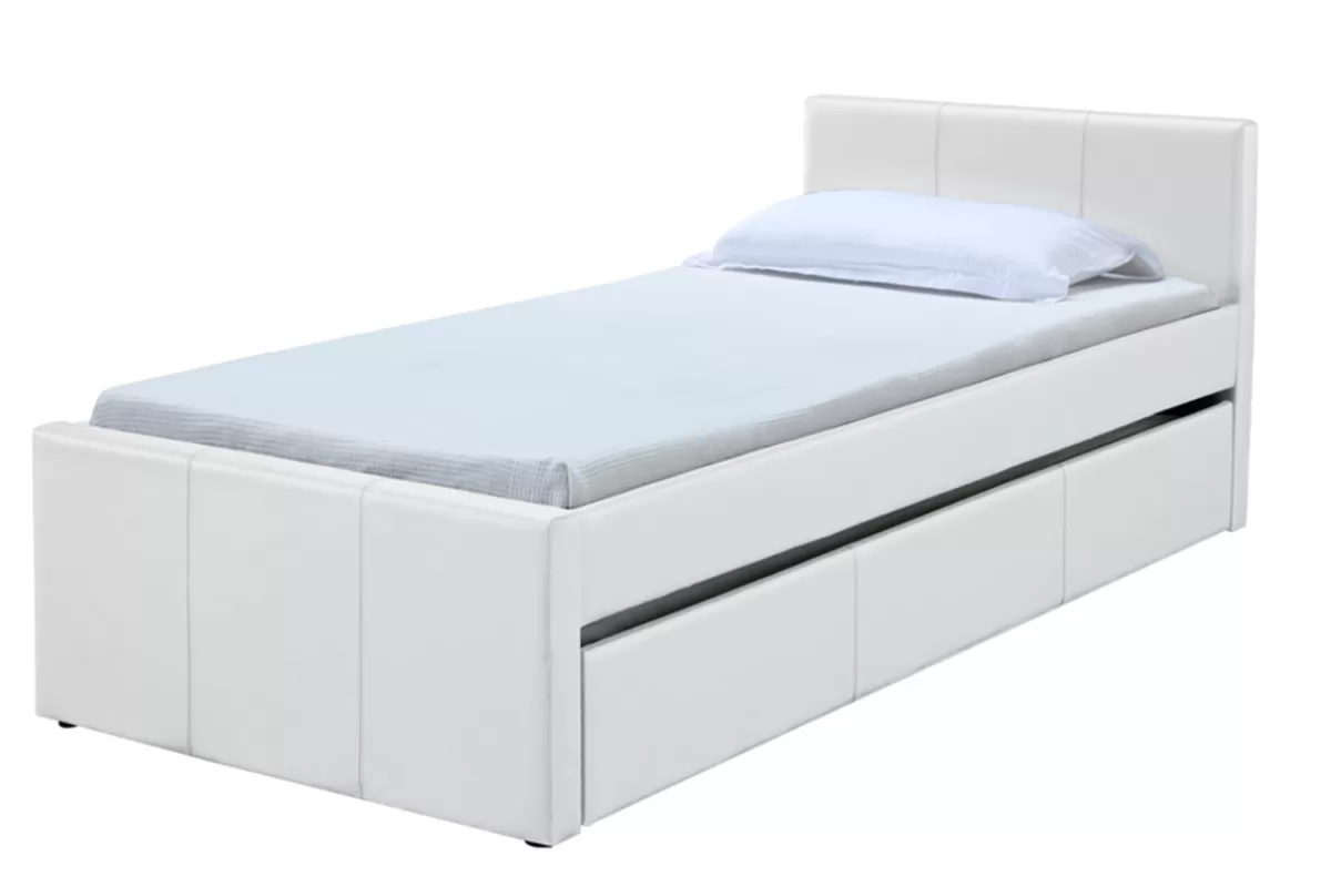 Miliboo Cama Para Niños | Cama Para Niños-Cama nido 90 x 195 cm blanco MACCO