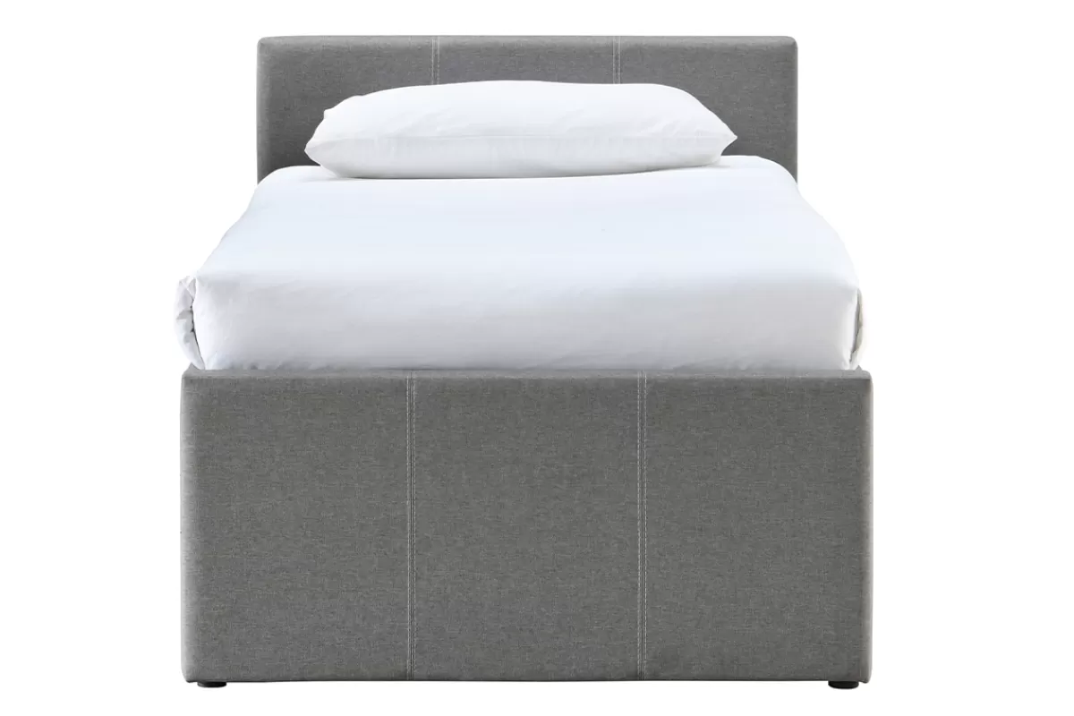 Miliboo Cama Para Niños | Cama Para Niños-Cama nido infantil 90 × 195 cm tela gris MACCO