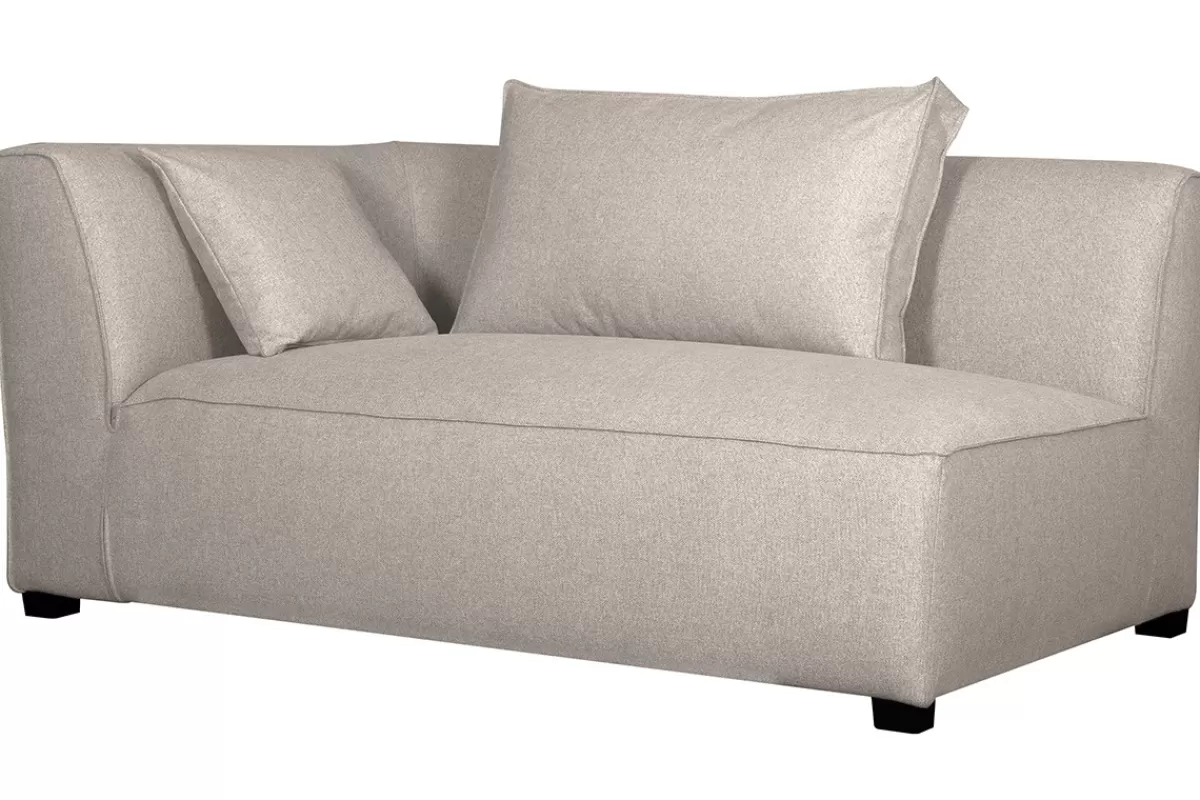 Miliboo Sofá De Diseño | Sofá Esquinero-Chaise longue esquina izquierda beige PLURIEL