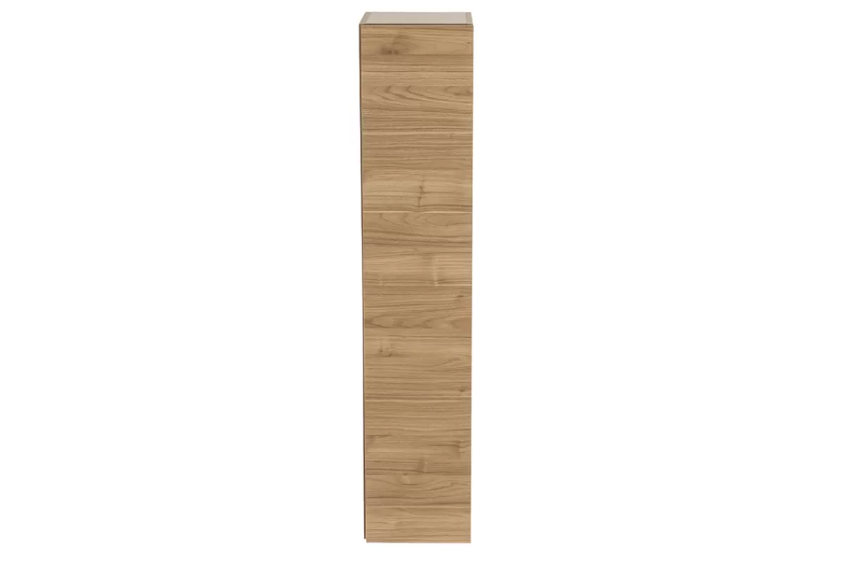Miliboo Bibliotecas & Estanterías | Bibliotecas & Estanterías-Elemento de pared TV vertical acabado madera clara ETERNEL