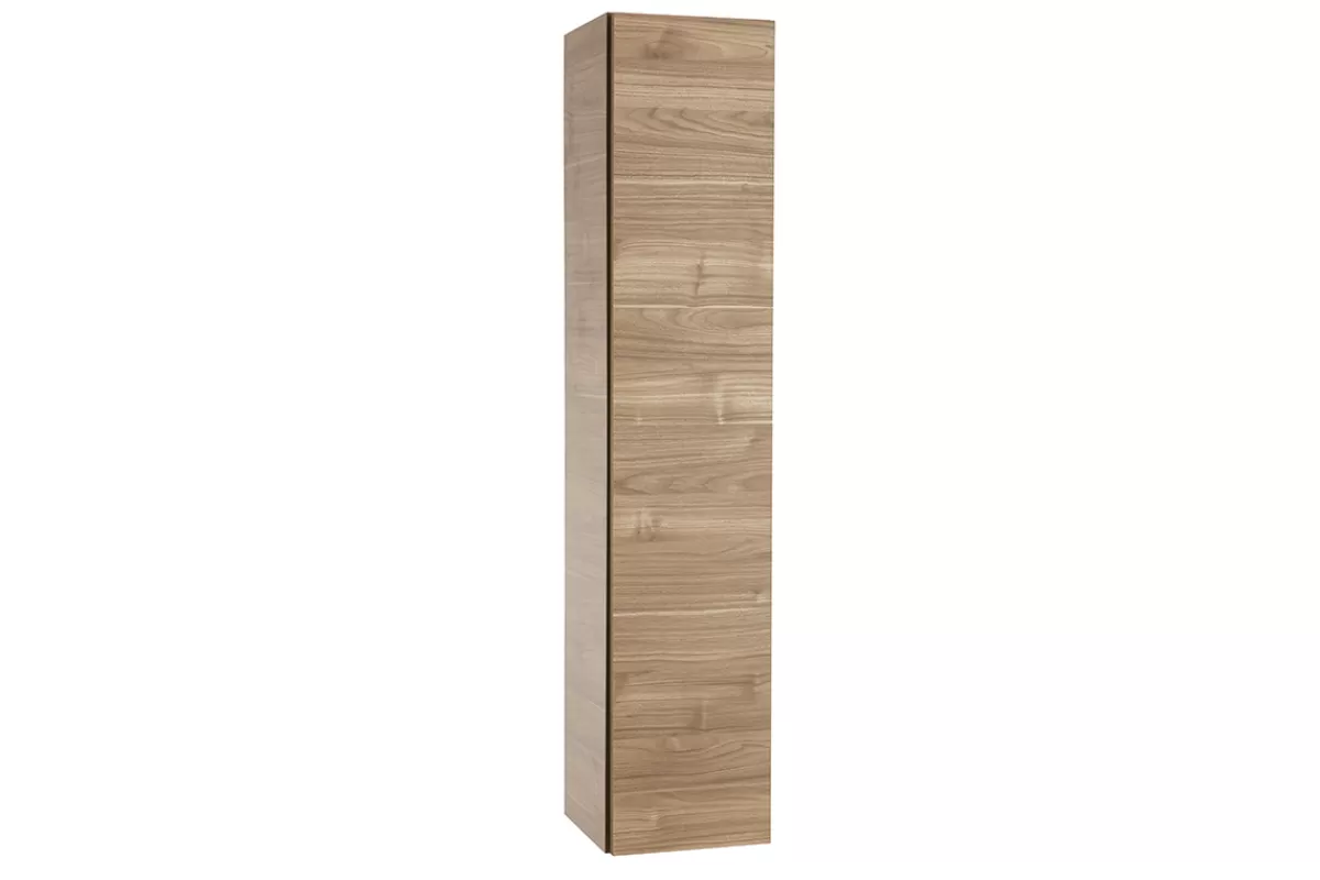 Miliboo Bibliotecas & Estanterías | Bibliotecas & Estanterías-Elemento de pared TV vertical acabado madera clara ETERNEL