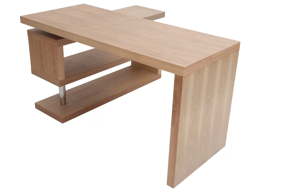 Miliboo Escritorio Design-Escritorio de diseño de madera MAX
