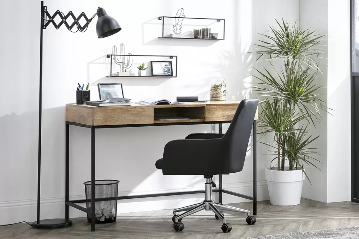 Miliboo Escritorio Design-Escritorio diseño industrial mango YPSTER