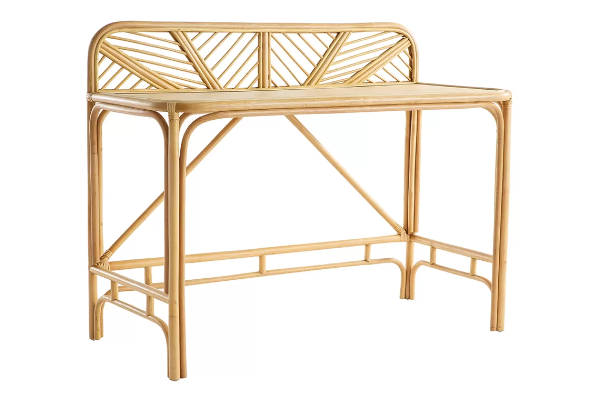 Miliboo Escritorio Design-Escritorio en ratán L120 cm GALON