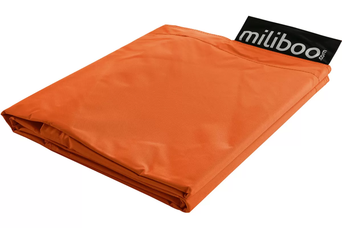 Miliboo Puffs / Reposapiés | Puffs / Reposapiés-Funda de puff gigante naranja BIG MILIBAG
