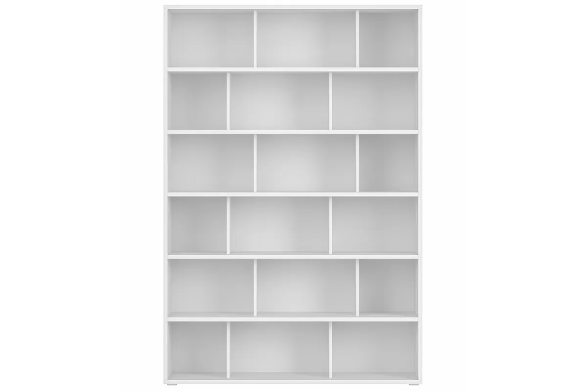 Miliboo Bibliotecas & Estanterías | Bibliotecas & Estanterías-Librería nórdica de madera blanca 140 cm EPURE