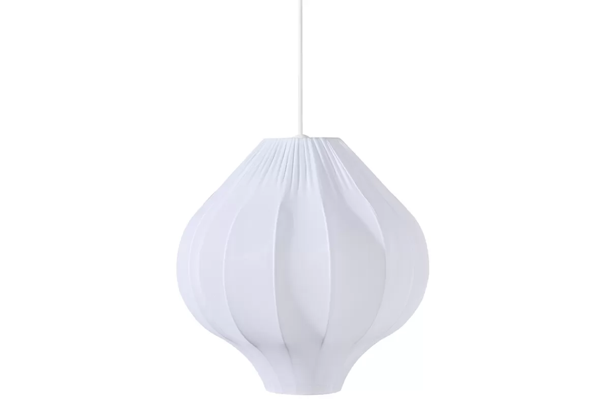 Miliboo Lámpara De Techo | Lámpara De Techo-Lámpara de techo de tul blanco 33 cm SHELL