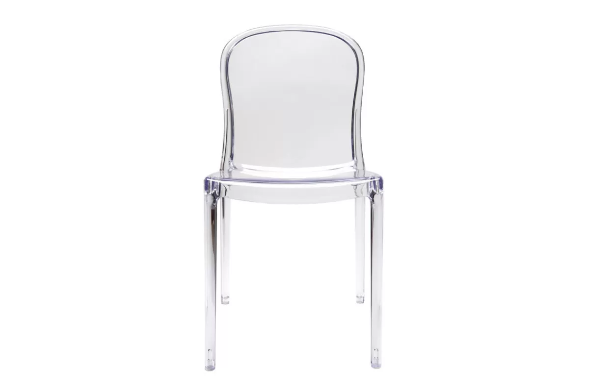 Miliboo Sillas Modernas-Lote de 2 sillas diseño transparente policarbonato THALYSSE