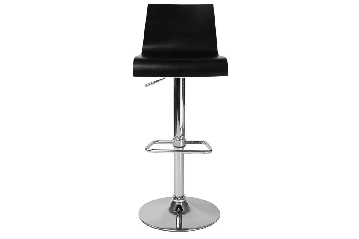 Miliboo Taburetes De Bar-Lote de 2 Taburetes de bar NewSurf de color negro