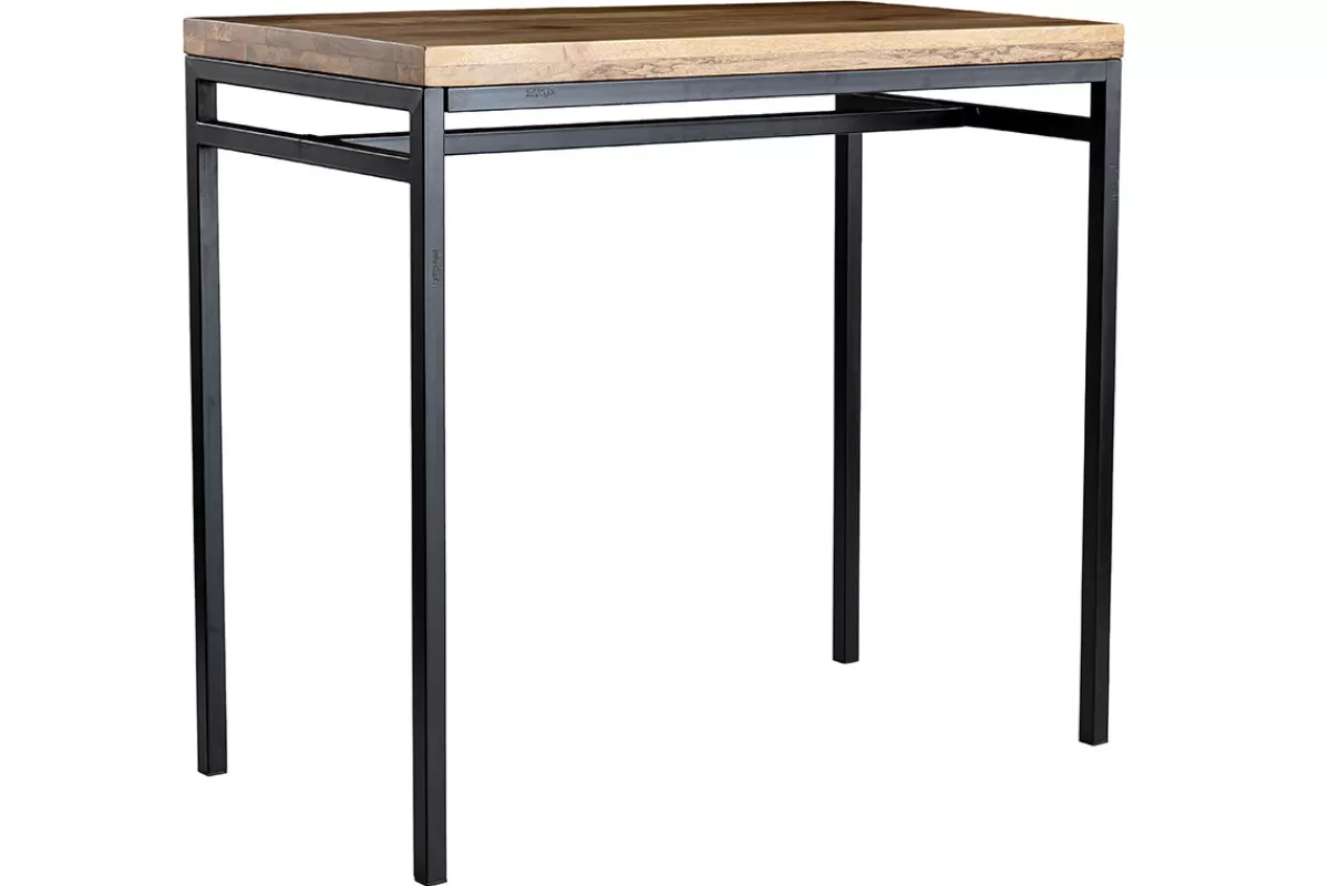 Miliboo Mesas Altas/de Bar-Mesa alta industrial en mango y metal negro YPSTER