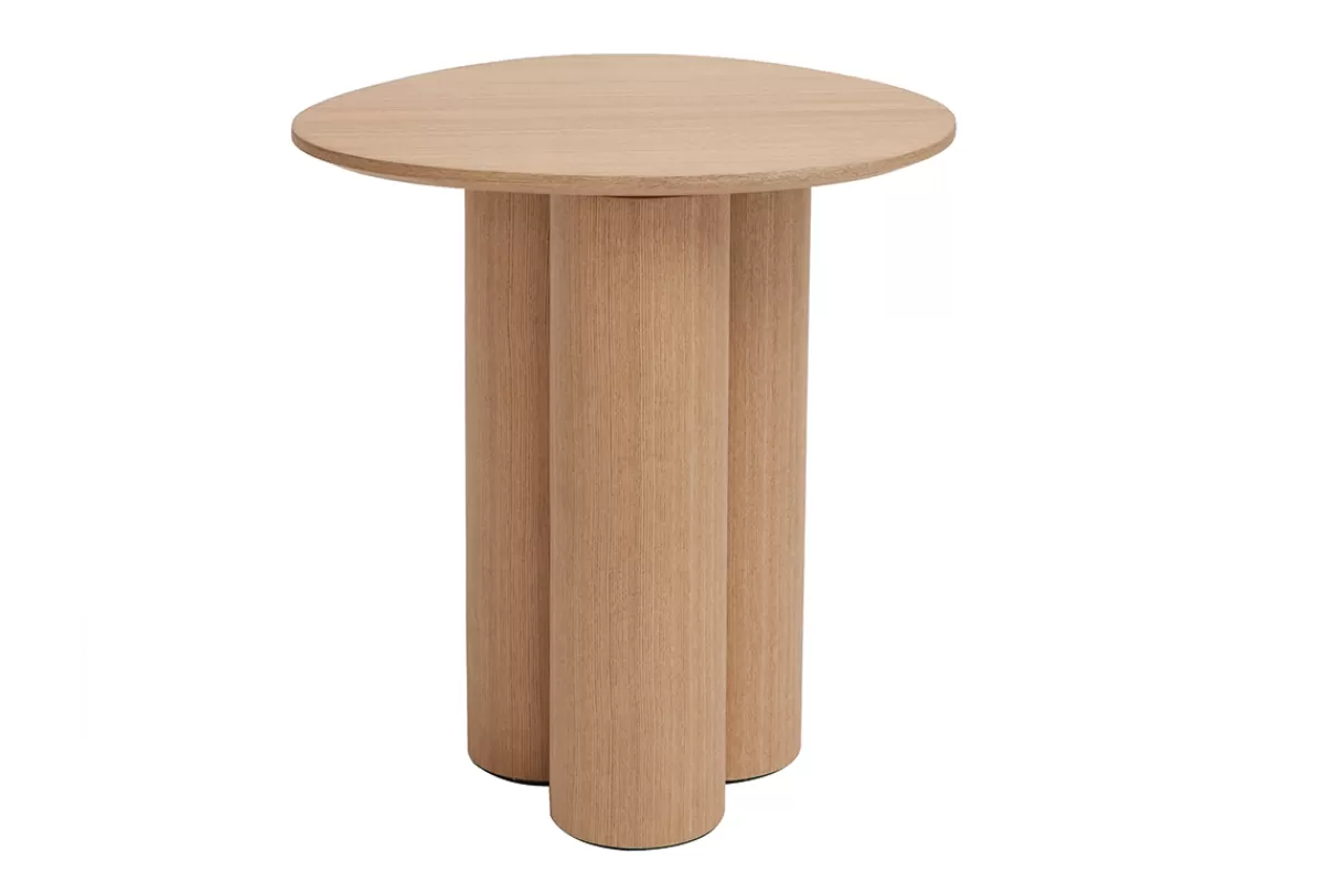Miliboo Mesas De Salón | Mesilla Auxiliar-Mesa auxiliar de madera clara HOLLEN
