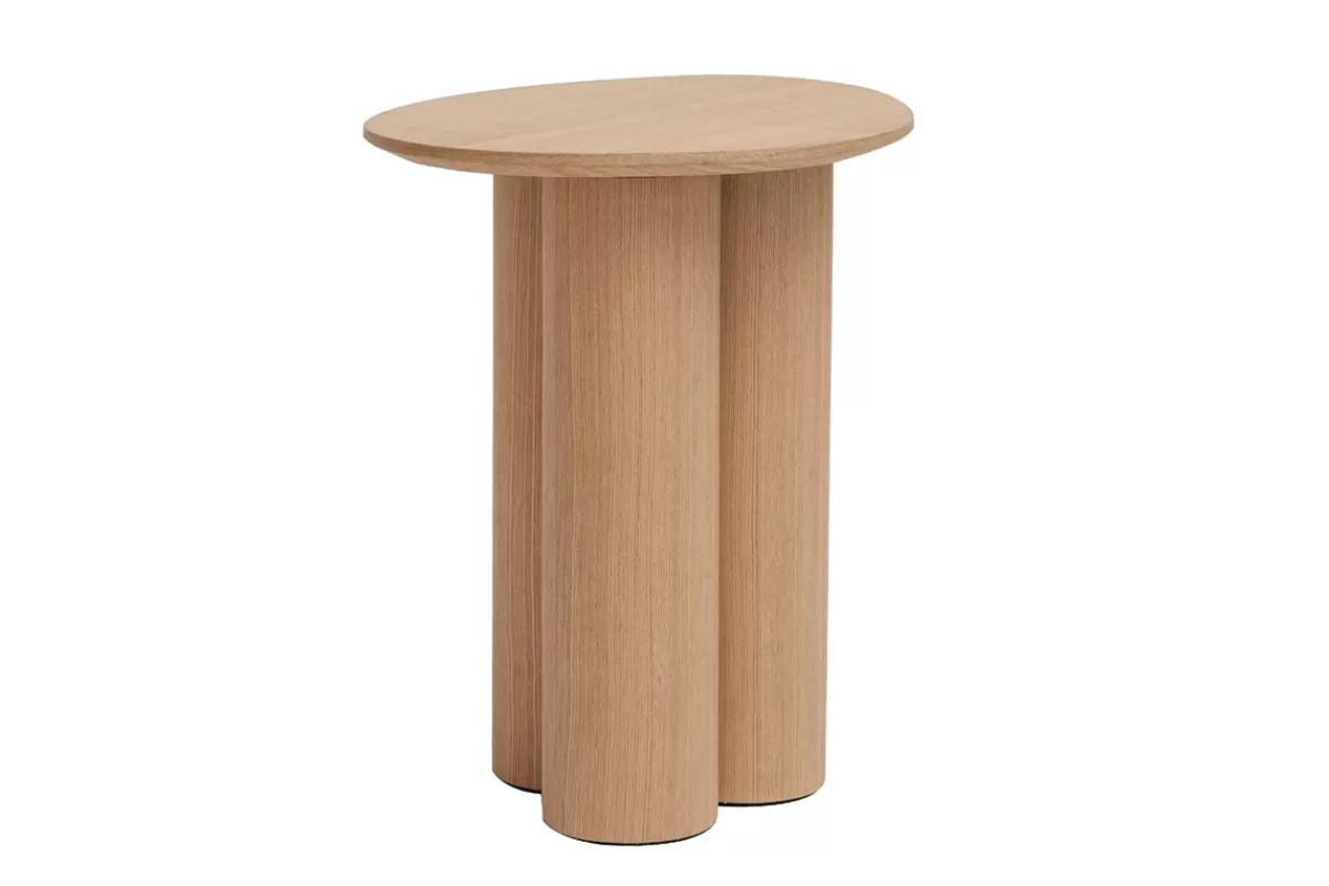 Miliboo Mesas De Salón | Mesilla Auxiliar-Mesa auxiliar de madera clara HOLLEN