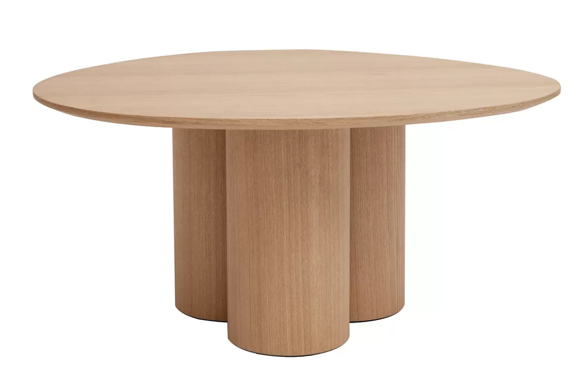 Miliboo Mesas De Salón-Mesa de centro de diseño de madera clara HOLLEN