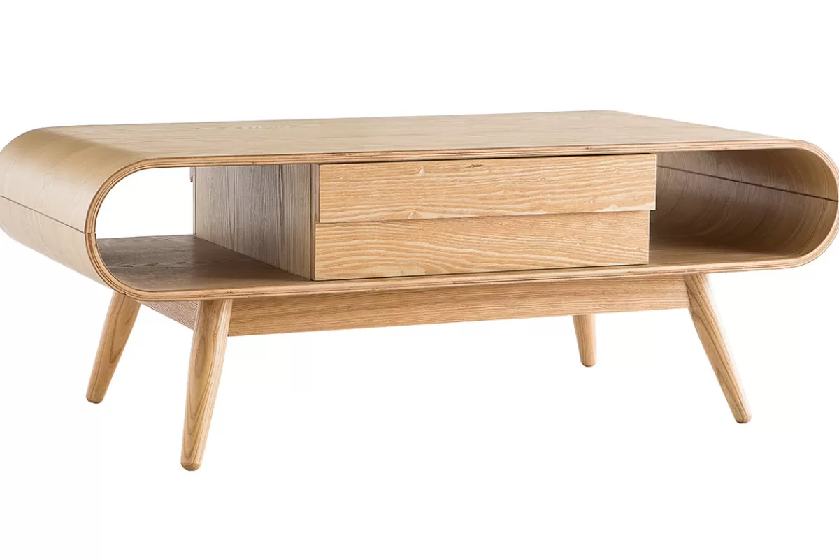 Miliboo Mesas De Salón-Mesa de centro escandinava madera natural BALTIK