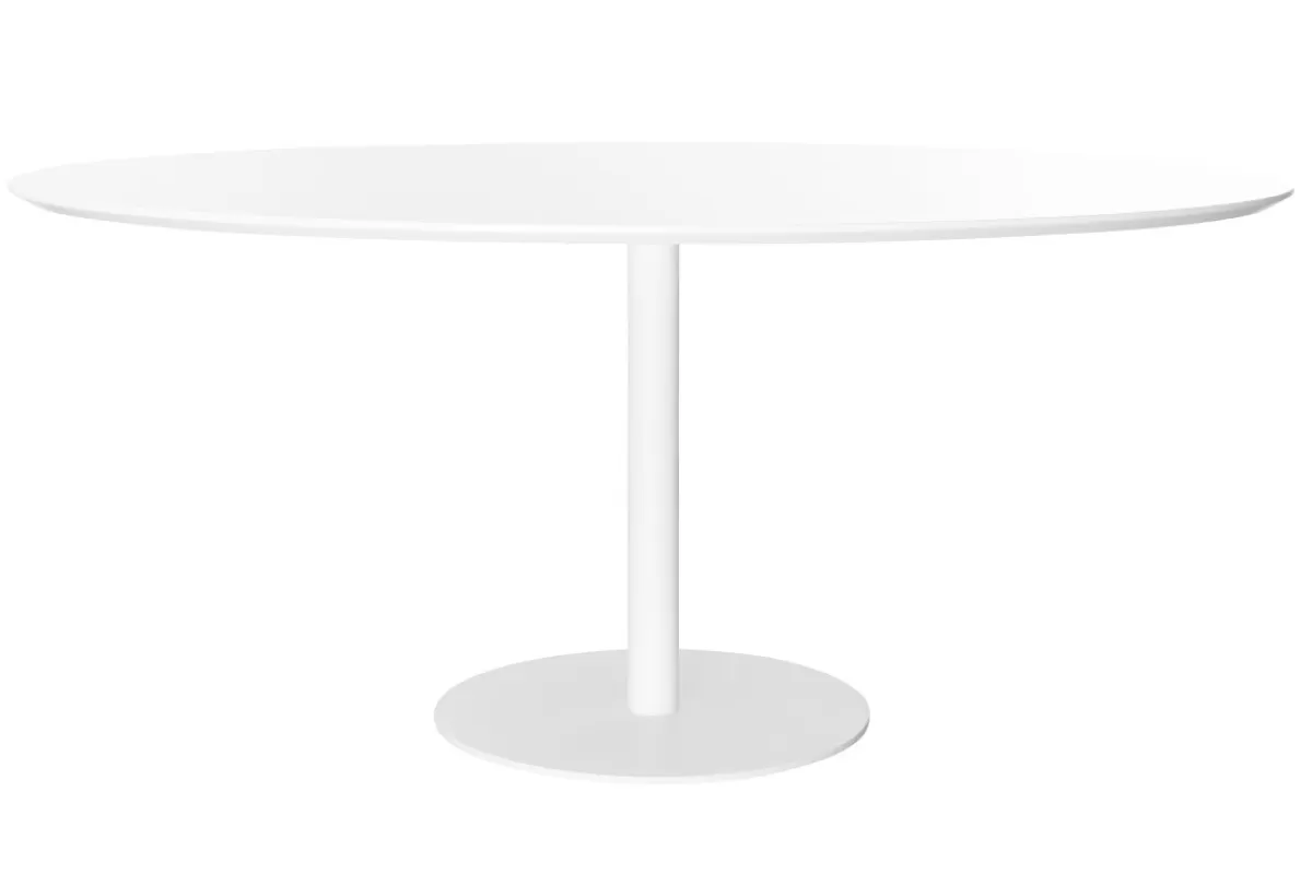 Miliboo Mesa De Comedor Fija-Mesa de comedor diseño blanco L170 HALIA