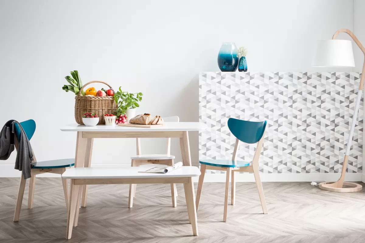 Miliboo Mesa De Comedor Fija-Mesa de comedor diseño L120 LEENA