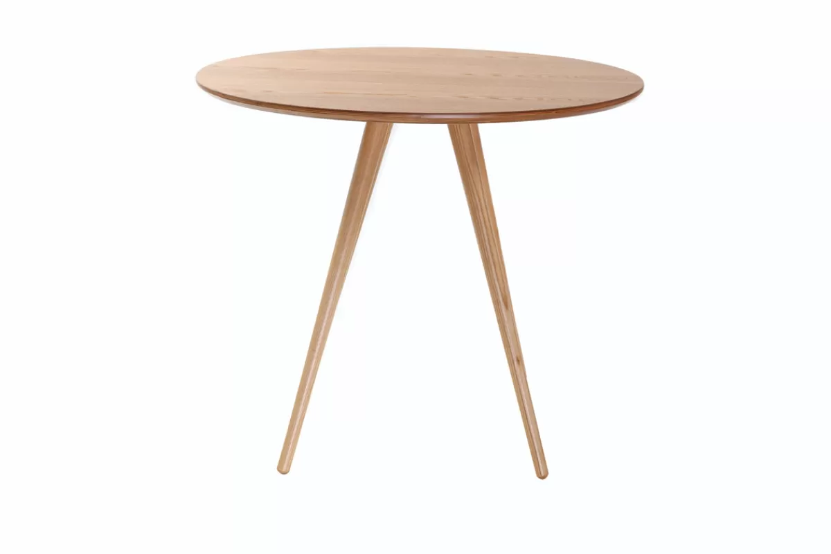Miliboo Mesa De Comedor Fija-Mesa de comedor diseño redondo fresno D90 ARTIK