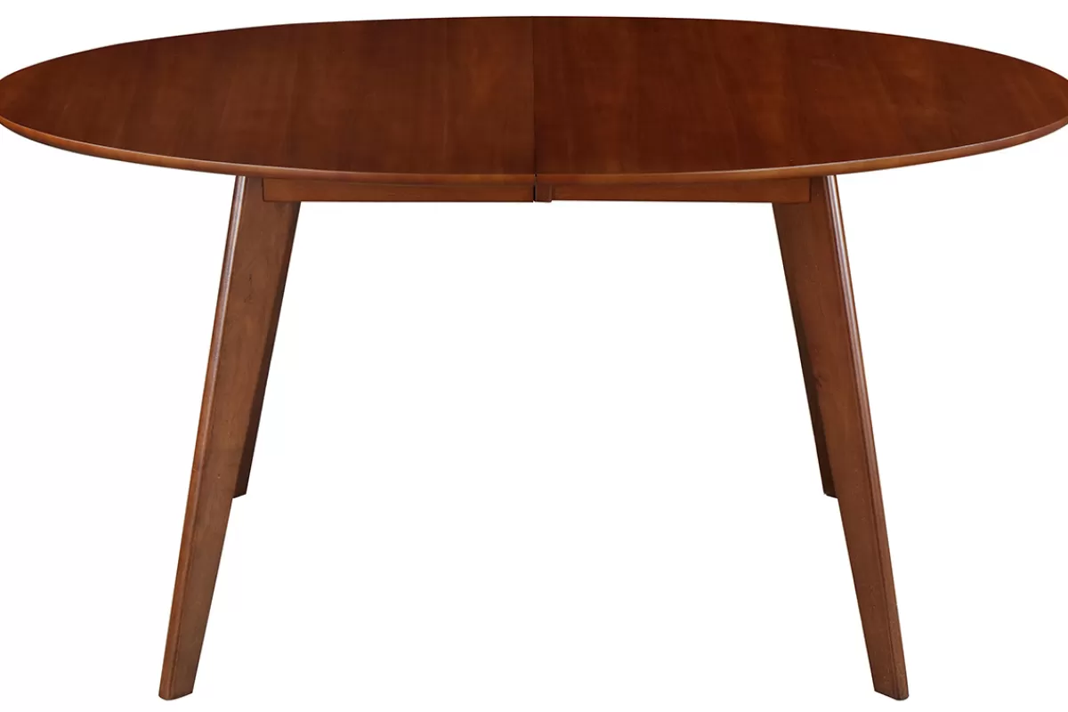 Miliboo Mesa De Comedor Fija | Mesa Extensible-Mesa de comedor extensible diseño nogal L150-200 MARIK