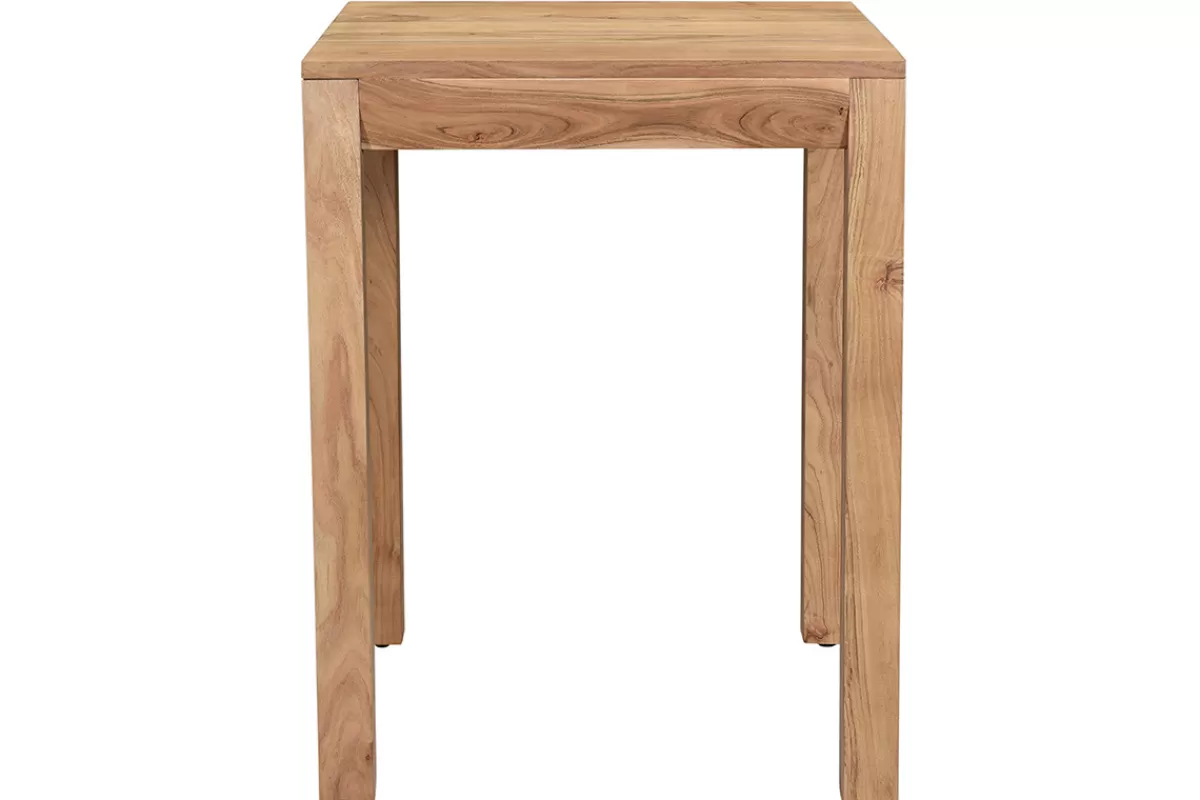 Miliboo Mesas Altas/de Bar-Mesa de comedor extensible en acacia maciza L80-135 cm BALTO