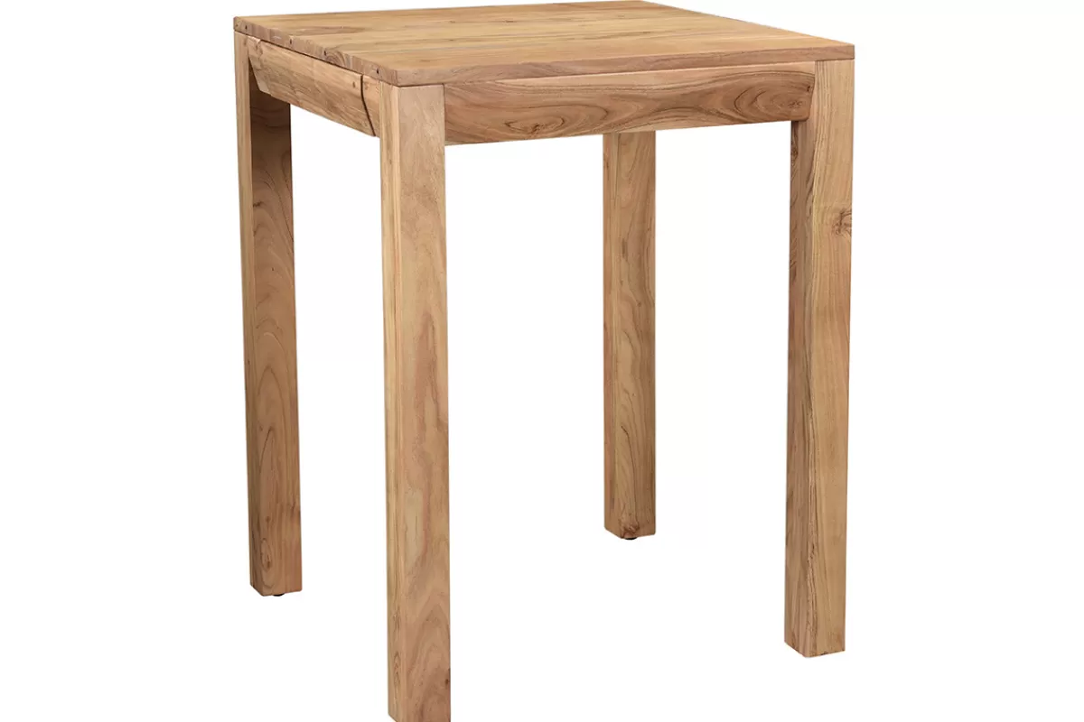 Miliboo Mesas Altas/de Bar-Mesa de comedor extensible en acacia maciza L80-135 cm BALTO