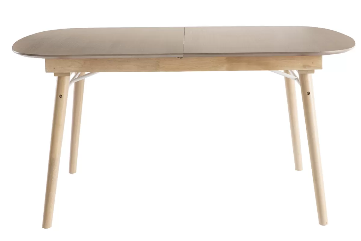 Miliboo Mesa De Comedor Fija | Mesa Extensible-Mesa de comedor extensible en madera clara L150-180 cm SHELDON