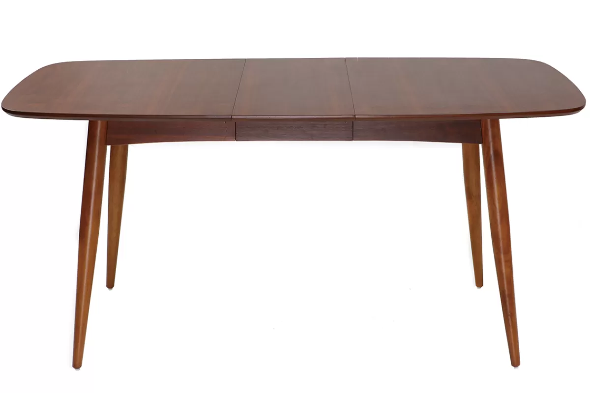 Miliboo Mesa De Comedor Fija | Mesa Extensible-Mesa de comedor extensible en nogal natural L130-160 cm NORDECO
