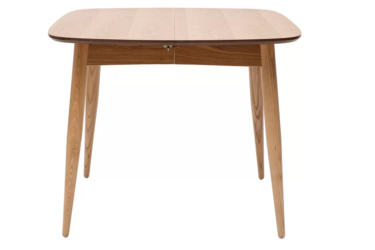 Miliboo Mesa De Comedor Fija | Mesa Extensible-Mesa de comedor extensible fresno natural L90-130 cm NORDECO