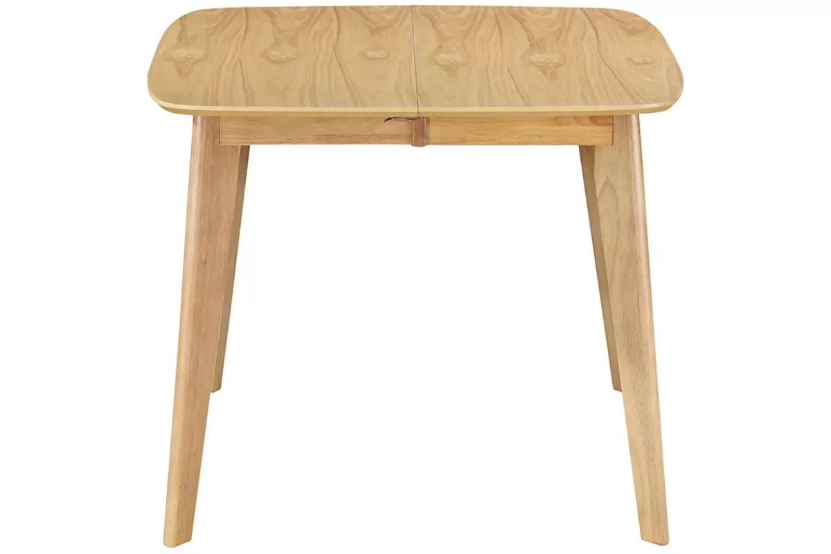 Miliboo Mesa De Comedor Fija | Mesa Extensible-Mesa de comedor extensible nórdica en madera clara L90-130 LEENA